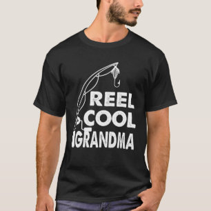 Angeln Cool Oma Fischen Muttertagsgif T-Shirt