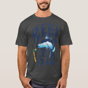 Angeln cooler Papa Thunfisch Vintage Retro T-Shirt