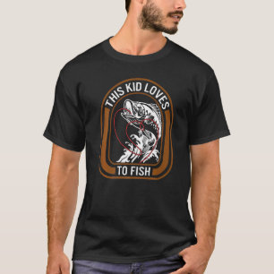 Angeln Dieses Kind Liebt Zu Angeln Zukünftiger Pro T-Shirt