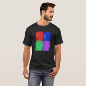 Angeln Fisch Pop T-Shirt (Vorne ganz)