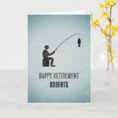 Angeln & Fisch Thema Männliche Geburtstage oder Fe Karte (Gelbe Blume)