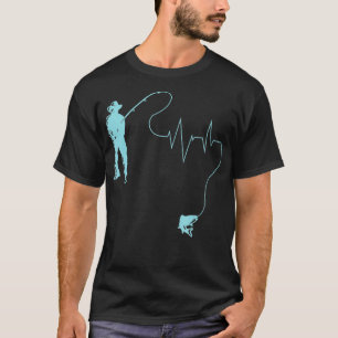 Angeln Fischer Fische, die über Langleinen spreche T-Shirt