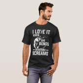Angeln Fischer Witz Hobby Fischerei T-Shirt (Vorne ganz)