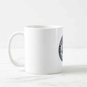 Angeln für Freiheit Patriotisches Hobby Vintage Kaffeetasse
