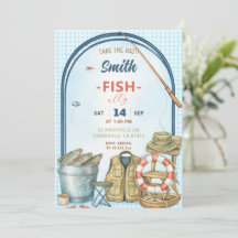 Angeln Geburtstagseinladung Angeln Party Fis