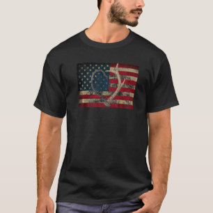 Angeln & Geweih-Sucher Herzform T-Shirt