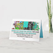 Angeln - Glücklicher Vatertag Karte (Rückseite)