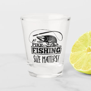 Angeln Größe Materie Trophäe Fischsport Schnapsglas