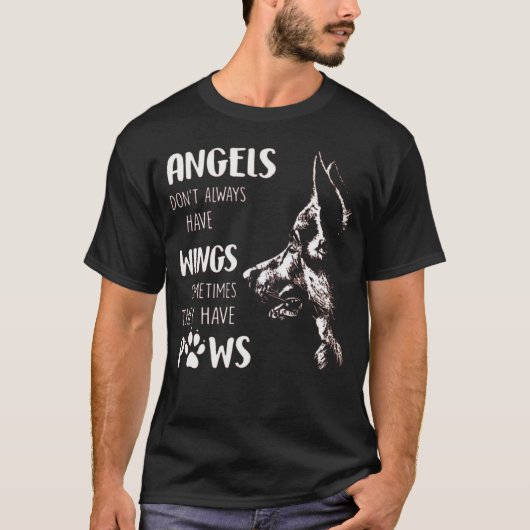 ANGELN HABEN MANCHMAL NICHT IMMER TATSÄCHLICH TÄTI T-Shirt (Vorderseite)