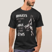 ANGELN HABEN MANCHMAL NICHT IMMER TATSÄCHLICH TÄTI T-Shirt (Vorderseite)