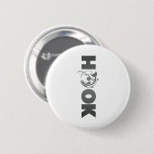 Angeln Haken Fischiger Fischer Lustiger Angler C Button (Vorne & Hinten)