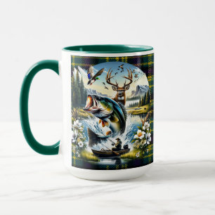 Angeln, Hirschjagd, Entenjagd Tasse