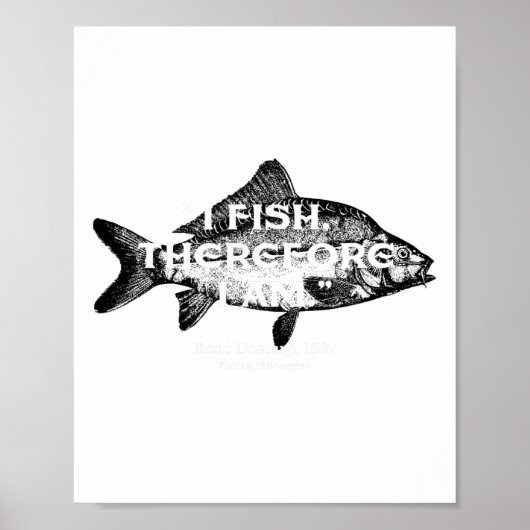 Angeln - Ich fische, also bin ich Poster (Vorne)