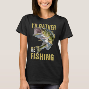 Angeln Ich Würde Eher Angeln Lustig T-Shirt