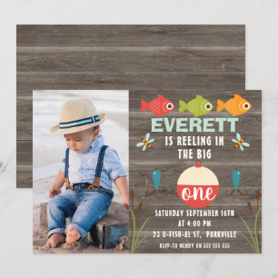 Angeln im großen Einladung von einem Geburtstag