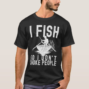 Angeln Introvertierter Antisozialer Sarkastischer T-Shirt