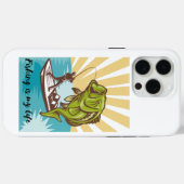 Angeln ist mein Leben Case-Mate iPhone Hülle (Rückseite (Horizontal))