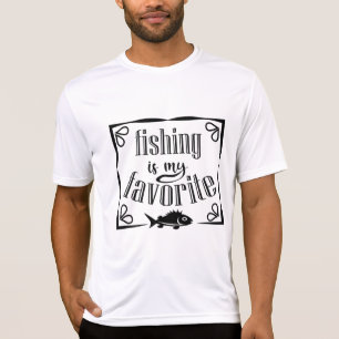 Angeln ist mein Lieblings-Zitat T-Shirt