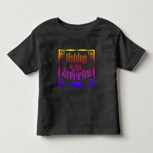 Angeln ist mein Lieblingszitat Kleinkind T-shirt