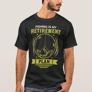 Angeln ist mein Rentenplan Weedless-Löffel-Fähigke T-Shirt