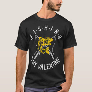Angeln ist mein Valentinstag T-Shirt