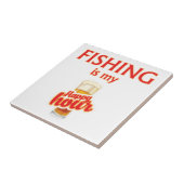 Angeln ist meine glückliche Stunde Fliese (Seite)