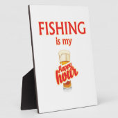 Angeln ist meine glückliche Stunde Fotoplatte (Seite)