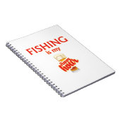 Angeln ist meine glückliche Stunde Notizblock (Rechte Seite)