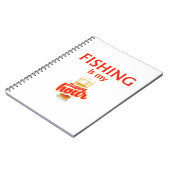 Angeln ist meine glückliche Stunde Notizblock (Linke Seite)