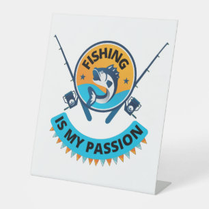 Angeln ist meine Leidenschaft, lasse fischen T - S Sockelschild