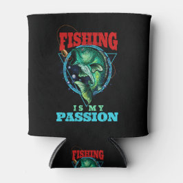 Angeln ist meine Leidenschaft, Vintager Angler Ret Dosenkühler