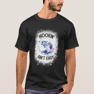 Angeln ist nicht leicht gebleicht T-Shirt