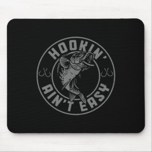 Angeln ist nicht leicht Lustiger Angel-Fischer Vin Mousepad