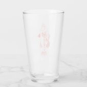 Angeln & Jagd - Fischpint-Glas Glas (Rückseite)