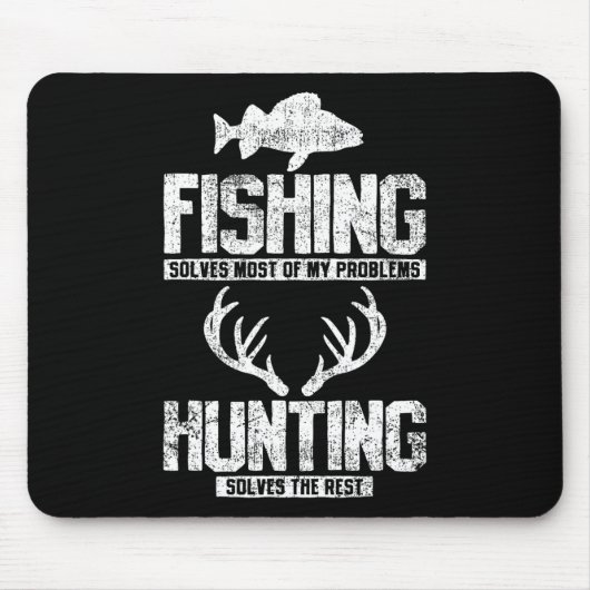 Angeln Jagen Mousepad (Vorne)