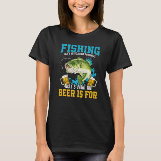 Angeln kann nicht all meine Probleme lösen Deshalb T-Shirt
