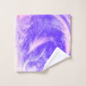 Angeln - Lila Haze Badhandtuch Set (Waschlappen)