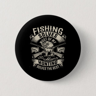 Angeln löst die meisten meiner Probleme T-Shirt Ja Button