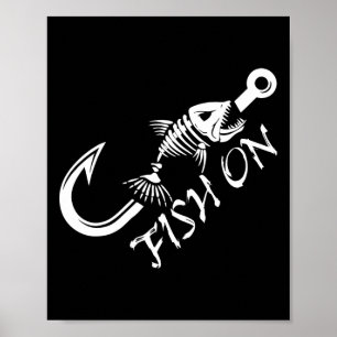Angeln Lustige Angler Vatertag Poster
