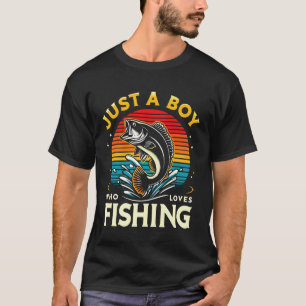 Angeln Lustiger Angler Barsch Fisch T-Shirt
