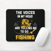 Angeln Lustiger Angler Mousepad (Mit Mouse)