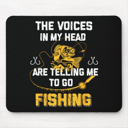 Angeln Lustiger Angler Mousepad (Vorne)