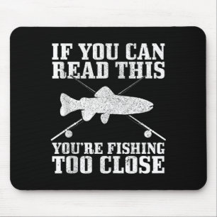 Angeln Lustiges Angeln Zu Nahe Forellen Angler Gi Mousepad