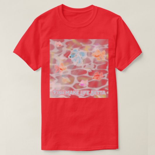 Angeln machen Leben T-Shirt (Design vorne)