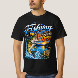 Angeln macht mich glücklich T-Shirt