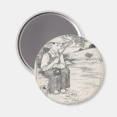 Angeln Magnet (Vorderseite/Rückseite)