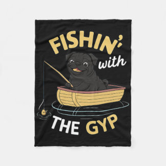 Angeln mit dem Gyp Pug auf Booten Fleecedecke