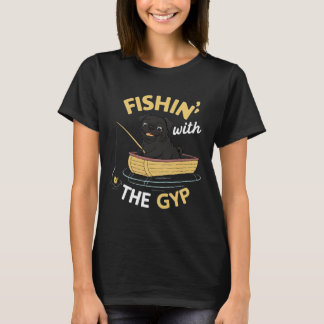 Angeln mit dem Gyp Pug auf Bootfischen T-Shirt