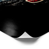 Angeln mit dem Weihnachtsmann Poster (Ecke)