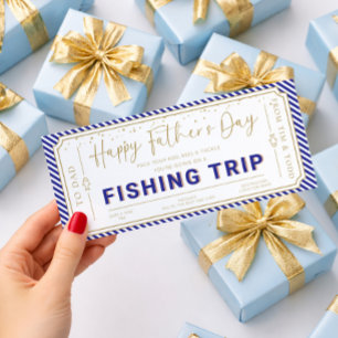 Angeln mit der Navy Geschenkgutschein zum Vatertag Einladung